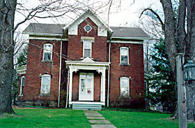 The original Bell homestead on Mitchell Road, Mercer County