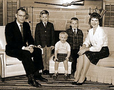 Robert Ross Fisher Family Portrait, ca. 1960