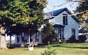 House built by Samuel Albert McClanahan West Union, Ohio