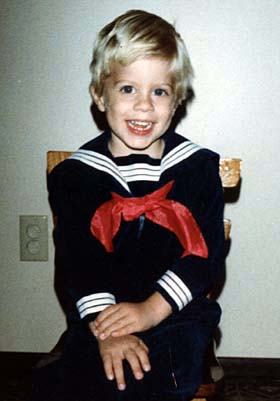 Scott Matthew Gillespie in Sailor's Suit September 1982