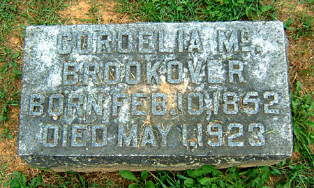 Grave Stone of Sophia Cordelia McClanahan (1852-1923)