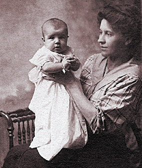 Allie M. Huffman with her son Hayden F. Huffman