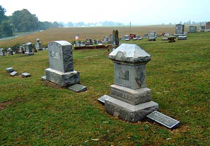 Headstone of Dorsey C. McMillen and Thomas Jefferson McMillen