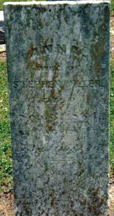 Anna Miller Headstone