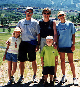 Blair Miller family, July - August 2001
