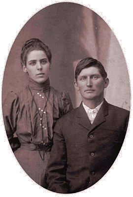 Portrait of Hettie Miller (1881-1961) & Emanuel Blyly