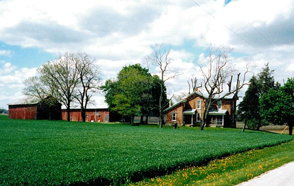 The Jacob Rohrer Miller Family Farm - photo taken in 2004