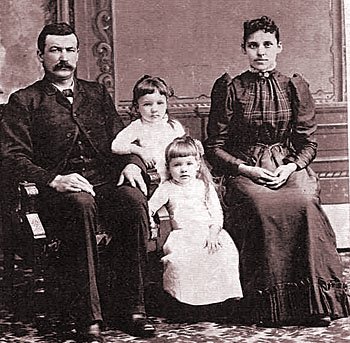 Jacob Martin Miller (1862-1908) & family, ca. 1890