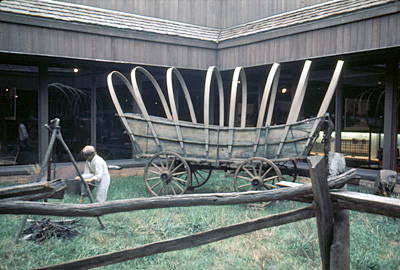 Jacob Miller's Conestoga Wagon - November, 1973