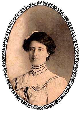 Portrait of Pearl Pacific Miller, at age 22 years old, 1902