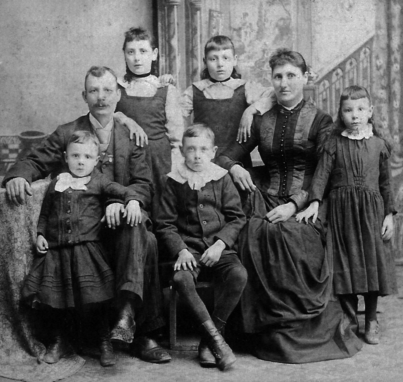 Albert Van Tassel Hilliker  Family Portrait - ca. 1890