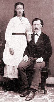 Clara Belle Fisher and  James Jordan