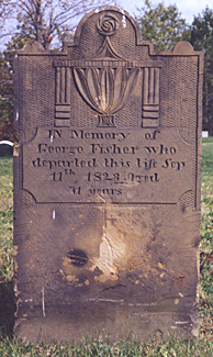 Head stone of George Fisher (1752-1823)