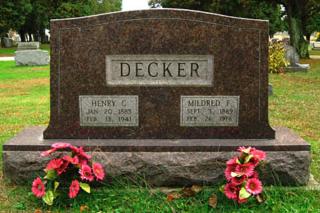  Henry C. Decker (1885-1941) headstone