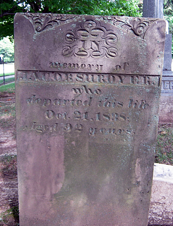 Jacob Shroyer Headstone