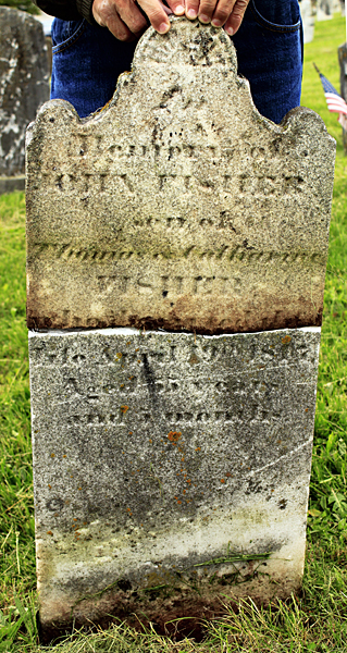 Johannes (John) Fisher Headstone