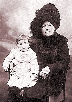 Lillian (Bell) Zellman and her son Rob