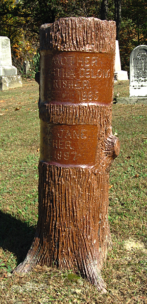 Martha Jane Risher Headstone