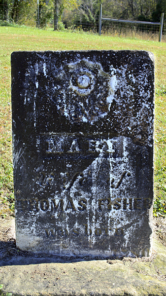 Headstone of Mary Fisher (1780- )
