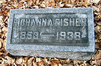Headstone of Richanna Fisher