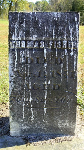 Headstone of G2 Thomas Fisher (1774-1851)