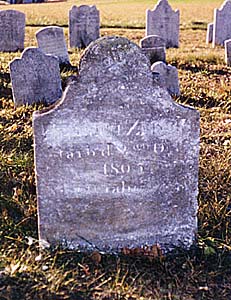 Headstone of Heinrich Zercher (1745-1805)