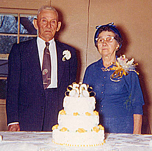 Alva Baxter Horine & Lousetta Blanche Deem 50th Wedding Anniversary