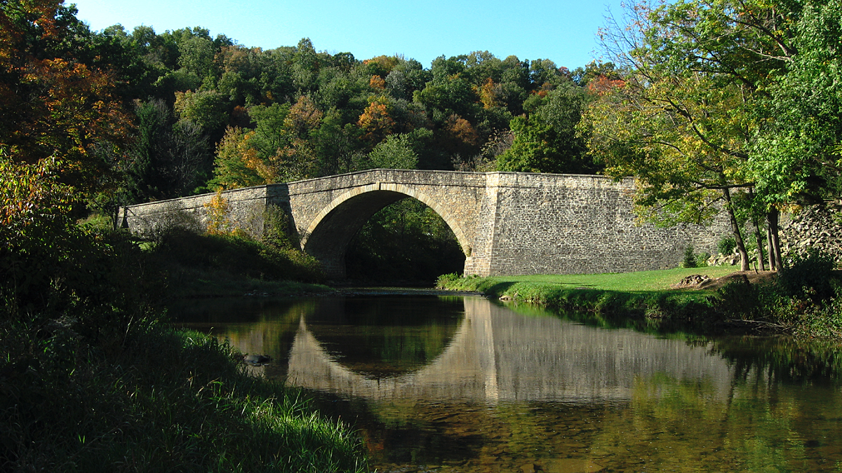 Castleman's Bridge - Grantsville, Maryland ~ Photo by Eric Davis, October 2009