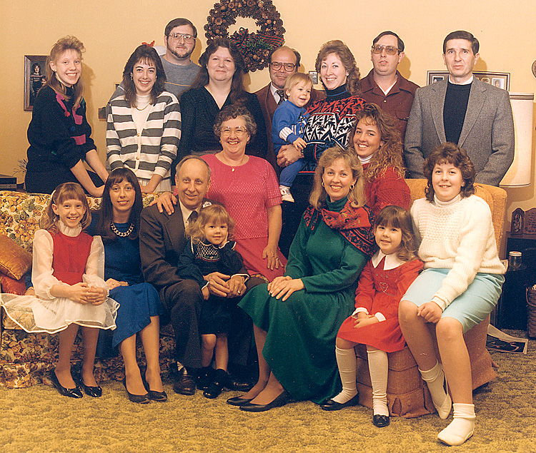 Doris and Raymond Clard Family Portrait, ca, 1989