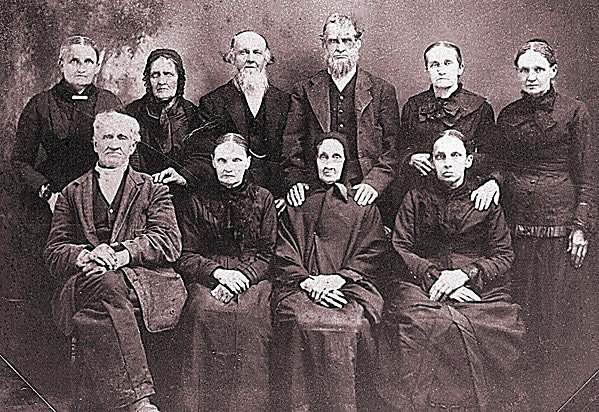 Dutro Family Reunion, Castine, Ohio, ca. 1883