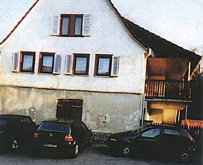 Boyhood home of Johann Tobias Horein in Flien, Germany