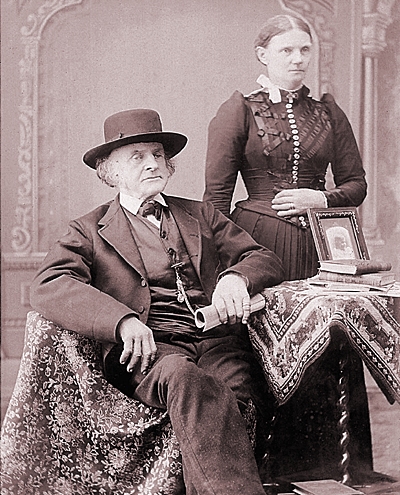 George Tobias Horine and Eliza Stout, ca. 1880