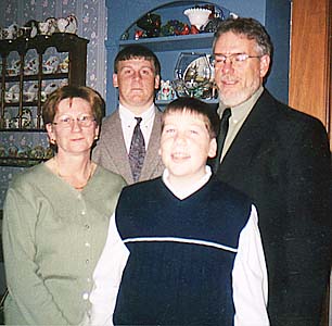 Family Portrait of the JoAnn Dietrich and Richard Douglas Spangler Family