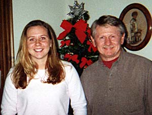 Ronald G. Wright (1948- ) and his daughter Heather Christine Wright (1980- )