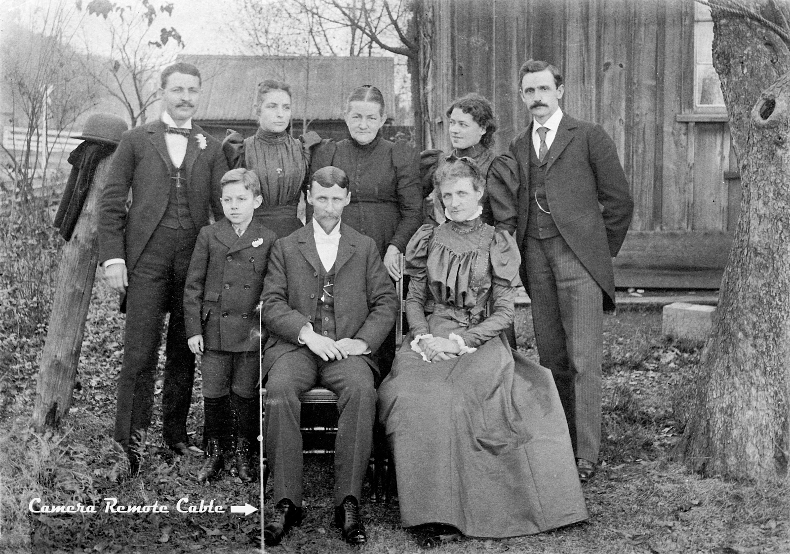 The Wedding Party of Eleanor J. Fisher & William Henry Kreider November 1897