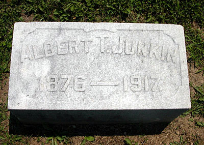 Albert T. Junkin Headstone