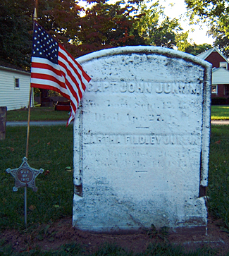 Tombstone of Captain John Junkin (1786-1814)