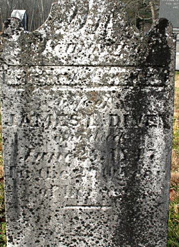 Gravestone of  Elizabeth Junkin Diven (1818  1847)