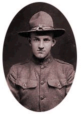 Portrait of Paul Drew Norris (1898-1965) in his World War I uniform